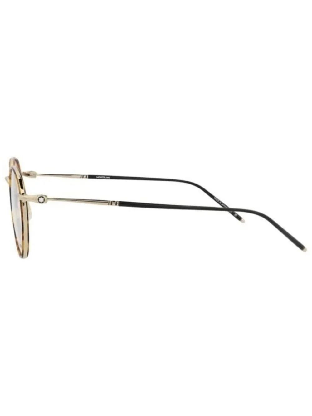 New Montblanc Mens Round/Oval Havana Gold Transparent Fashion Designer Eyeglasse